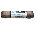 Derby Laces - SPARK Rainbow Mirage Metallic Roller Derby Skate Laces