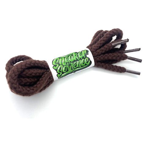 SneakerScience Thick Rope Laces - (Chocolate Brown)