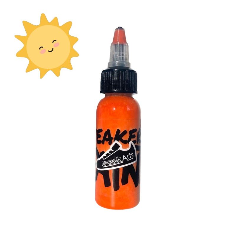 SneakArts UV Reactive Paint - Orange - 30ml