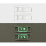 SneakerScience Glow in the Dark AF1 Lace Tags - (White)