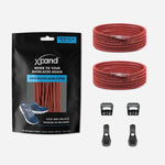 Xpand Laces Quick Release Round No Tie Lacing System - Maroon