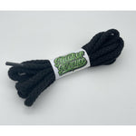 SneakerScience Thick Rope Laces - (Black)