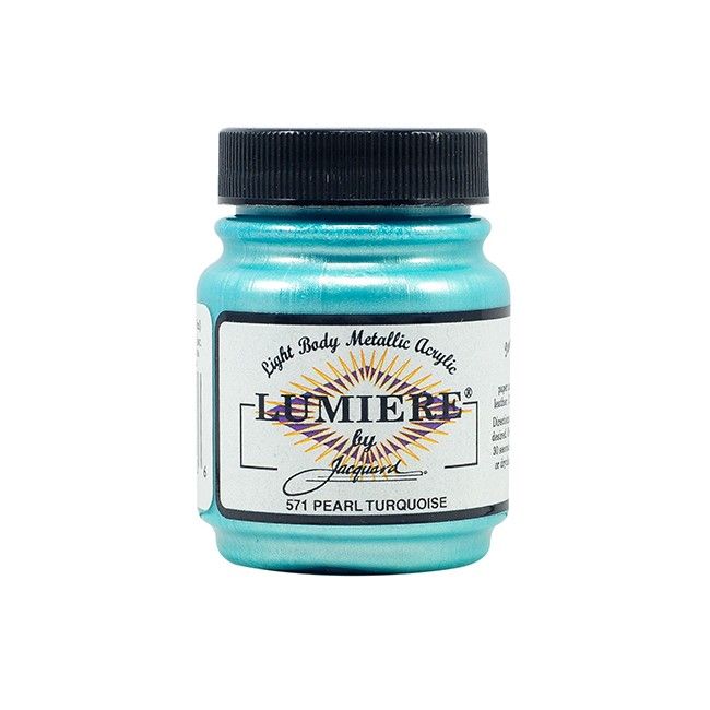 Jacquard Lumiere Paint - Pearlescent Turquoise