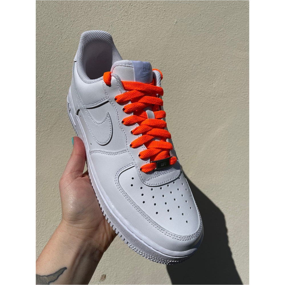 SneakerScience AF1 Replacement Laces - (Neon Orange)