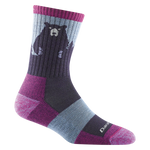 Darn Tough - Women's Bear Town Micro Crew Lightweight Hiking Socks (Purple)