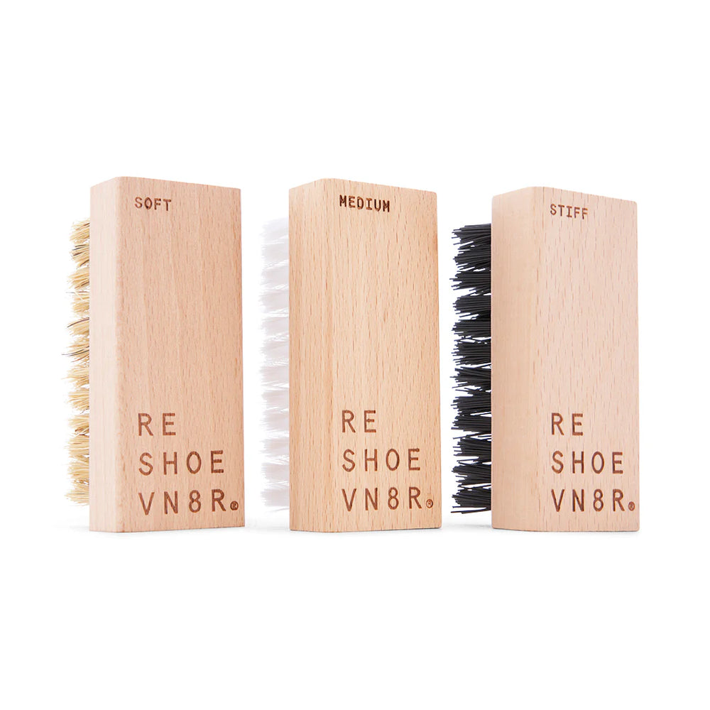 Reshoevn8r Shoe Care 3 Brush Pack