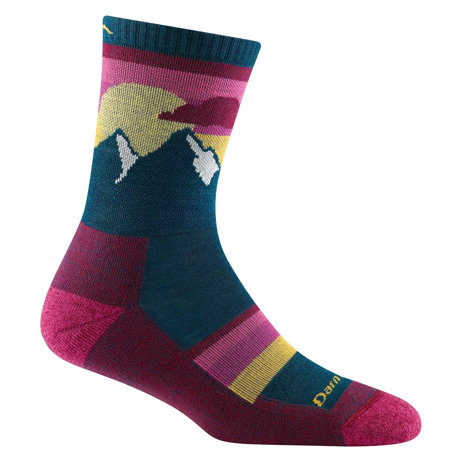 Darn Tough - Women's Sunset Ledge Micro Crew Lightweight Hiking Socks (Dark Teal)