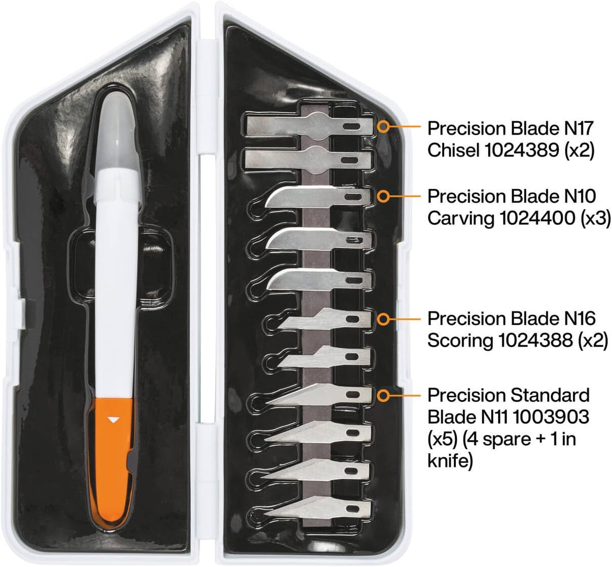 Fiskars Knife & Blades Kit - Premium Precision