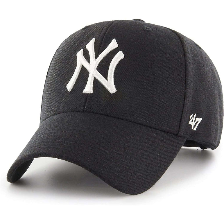 '47 Brand MVP Snapback New York Yankees Cap - Black / White