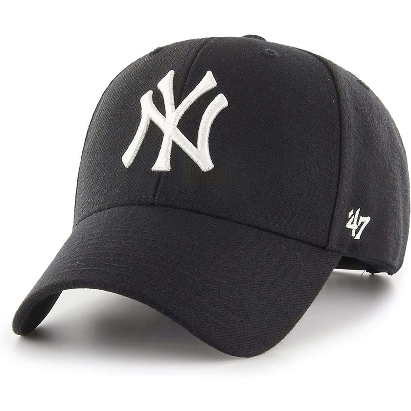 '47 Brand MVP Snapback New York Yankees Cap - Black / White