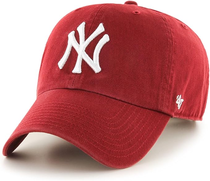'47 Brand Clean Up New York Yankees Cap - Razor Red