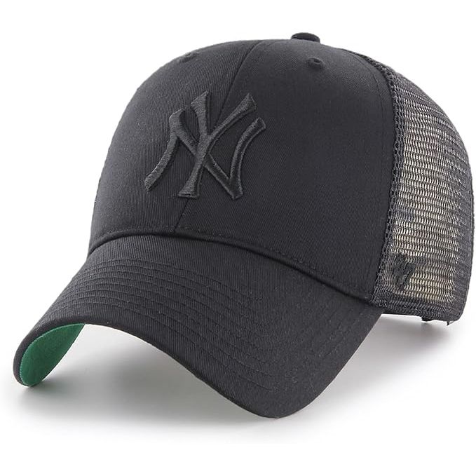 '47 Brand Branson New York Yankees Mesh Cap - Black/Black