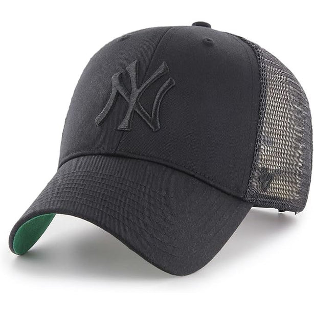 '47 Brand Branson New York Yankees Mesh Cap - Black/Black