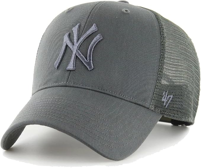 '47 Brand Branson New York Yankees Mesh Cap - Charcoal Grey