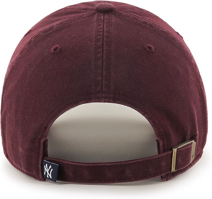 '47 Brand Clean Up New York Yankees Cap - Dark Maroon