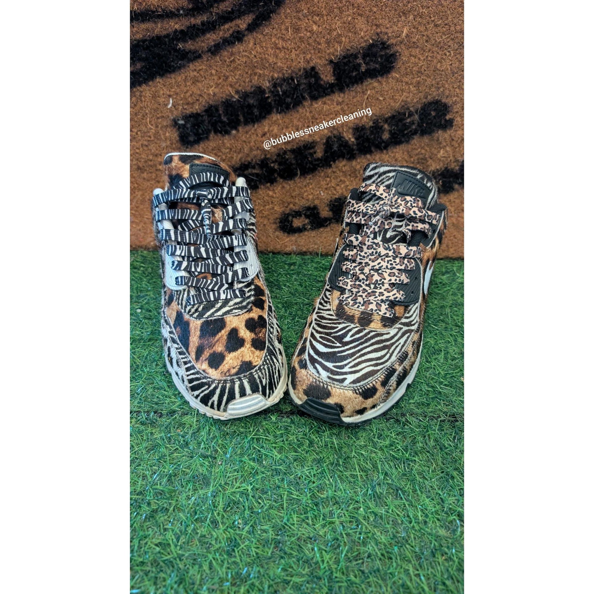 SneakerScience Animal Print Flat Laces Leopard – Sneaker Science