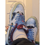 SneakerScience Bandana Series Flat Laces - (Blue)