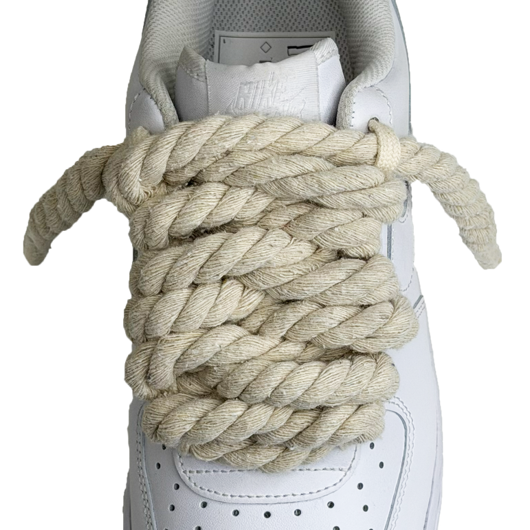 Canvas Laced Rope SneakerScience Super Chunky Woven Rope Laces – Sneaker Science
