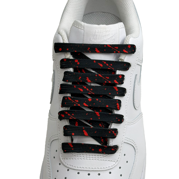 SneakerScience Splashed Flat Laces