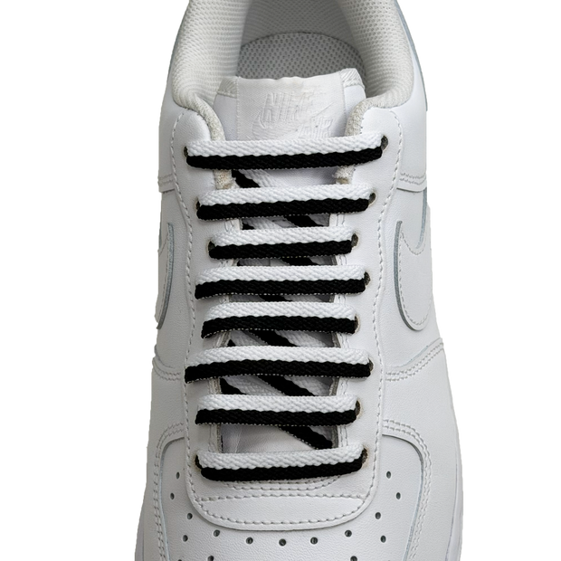 SneakerScience Splice Two Tone Flat Shoelaces