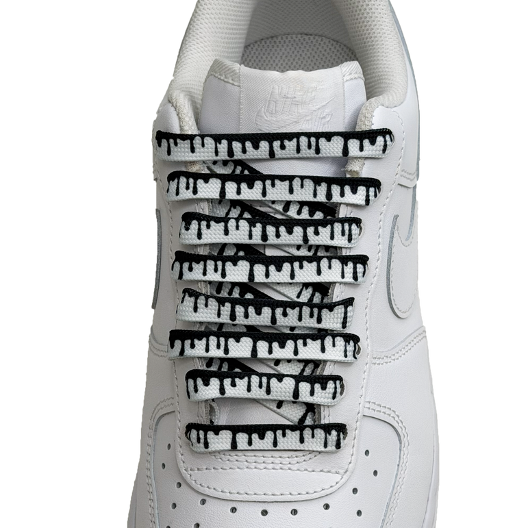 SneakerScience Paint Drip Flat Laces