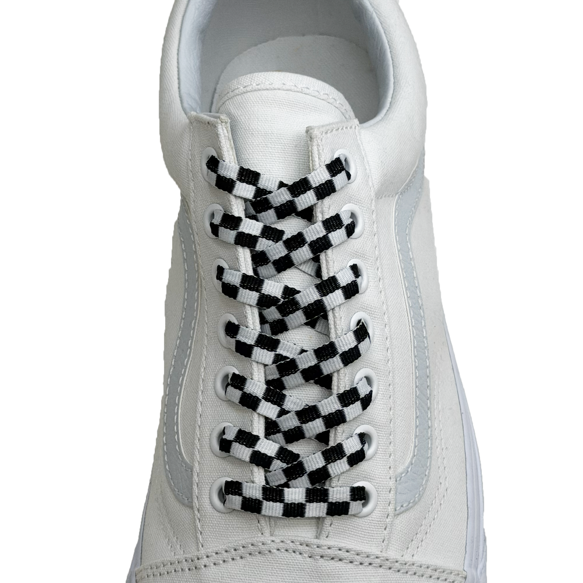 SneakerScience Checkered Flat Laces