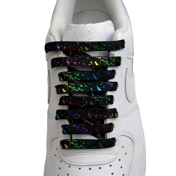 SneakerScience Splattered Flat Laces