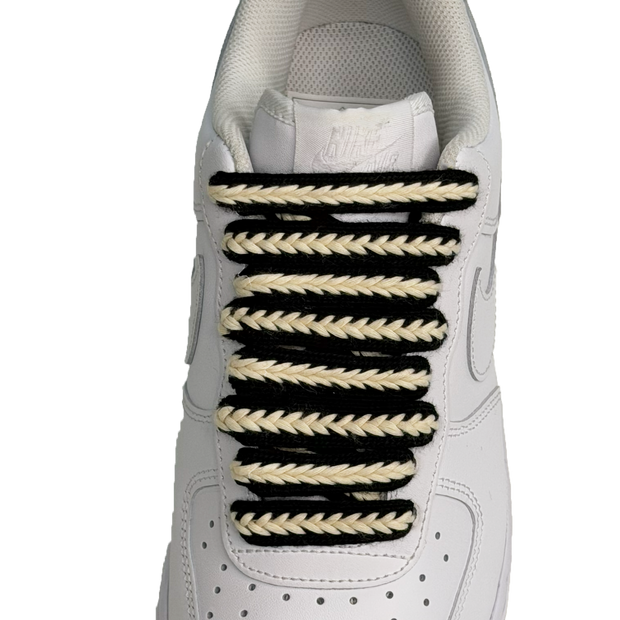 SneakerScience 15mm Wide Cotton Braid Shoelaces
