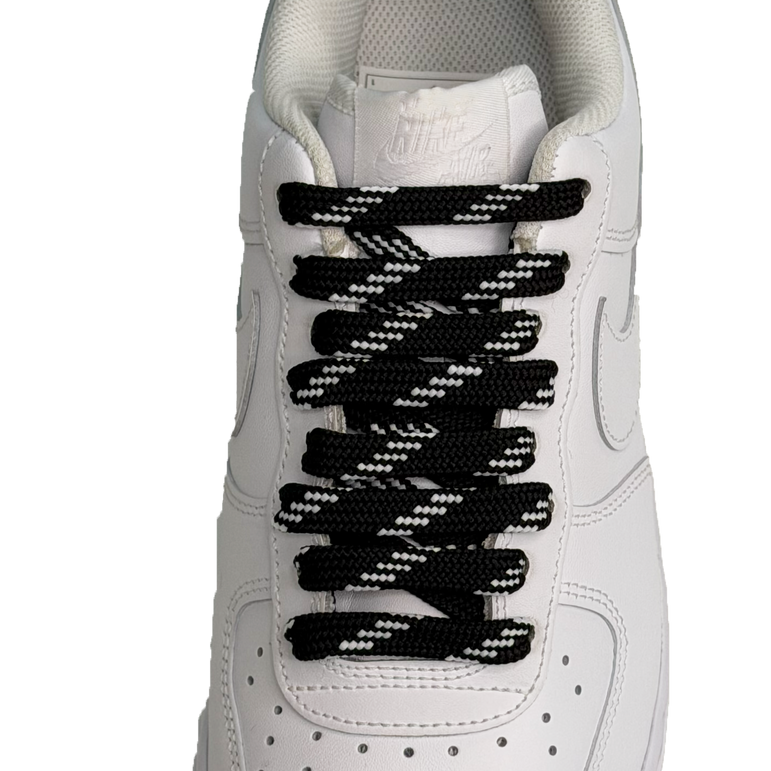 SneakerScience Dash Pattern Thick Flat Shoelaces