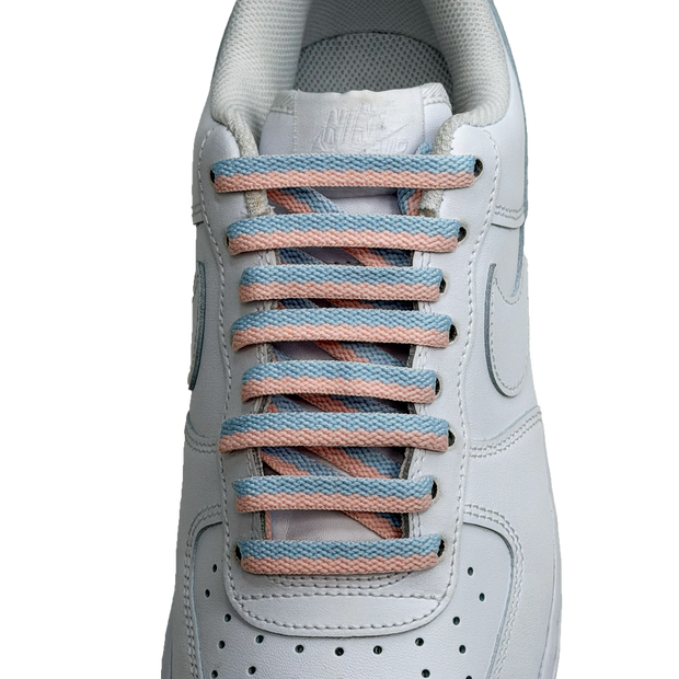 SneakerScience Splice Two Tone Flat Shoelaces