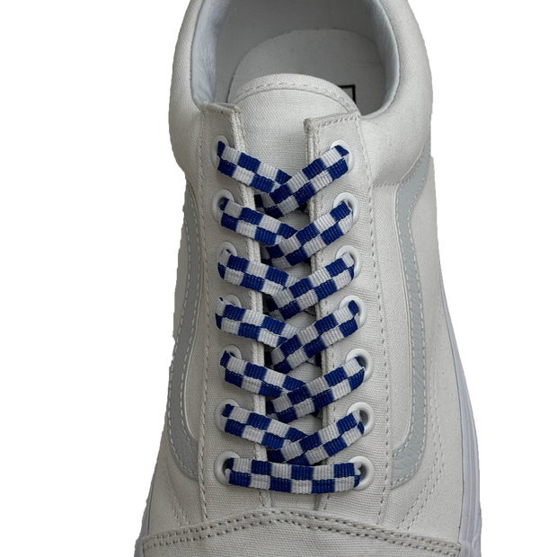 SneakerScience Checkered Flat Laces