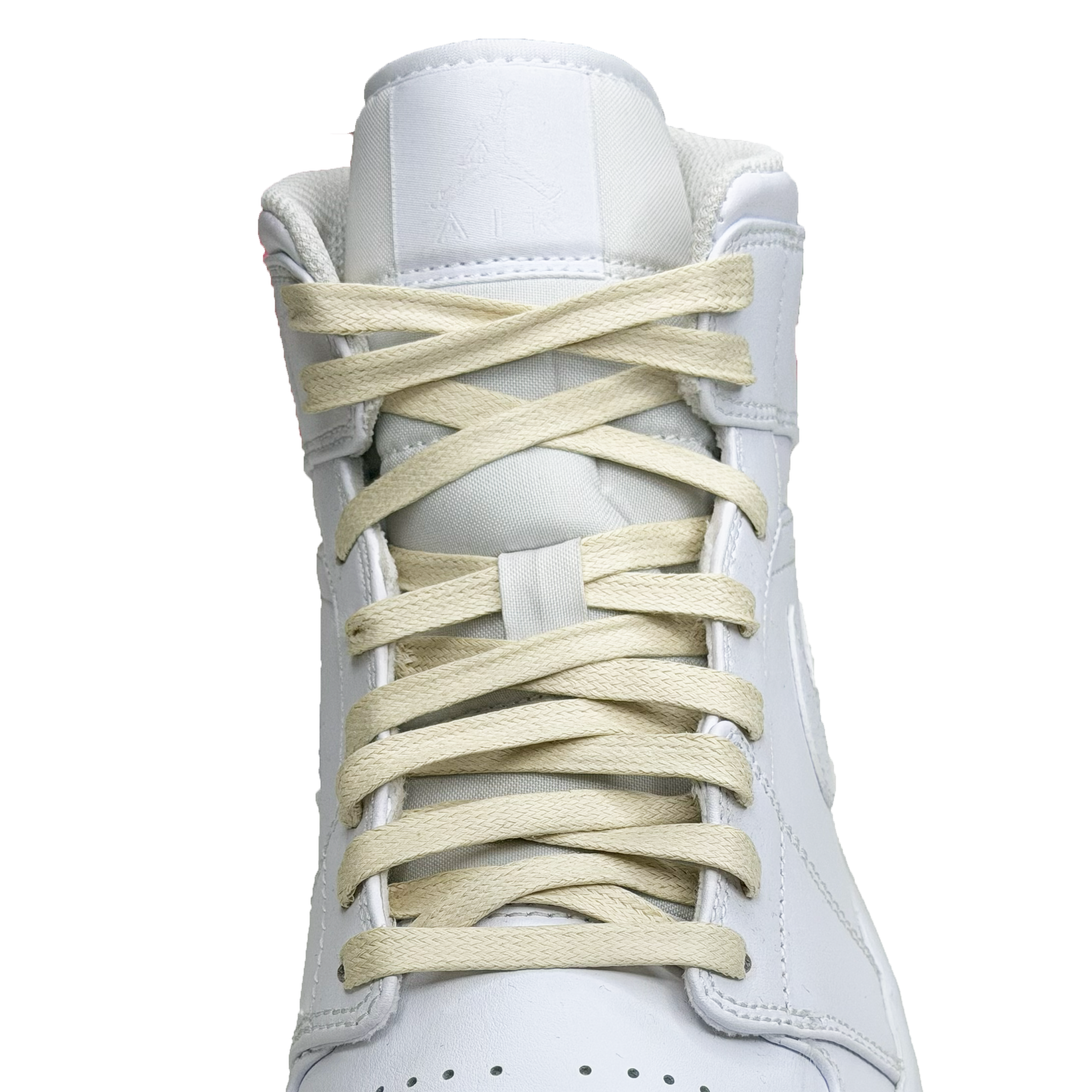 cream nike laces