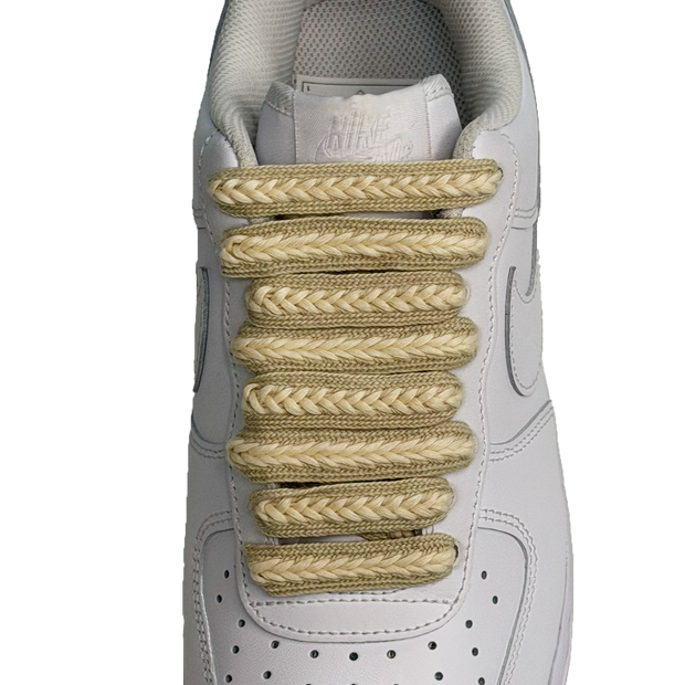SneakerScience 15mm Wide Cotton Braid Shoelaces