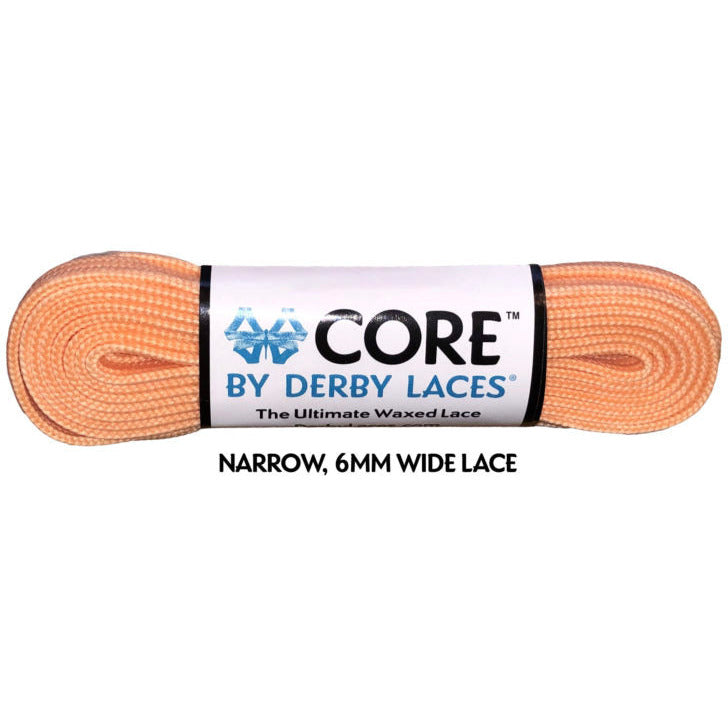 Derby Laces - CORE Rollerskate Shoelaces (NARROW 6MM WIDE LACE)