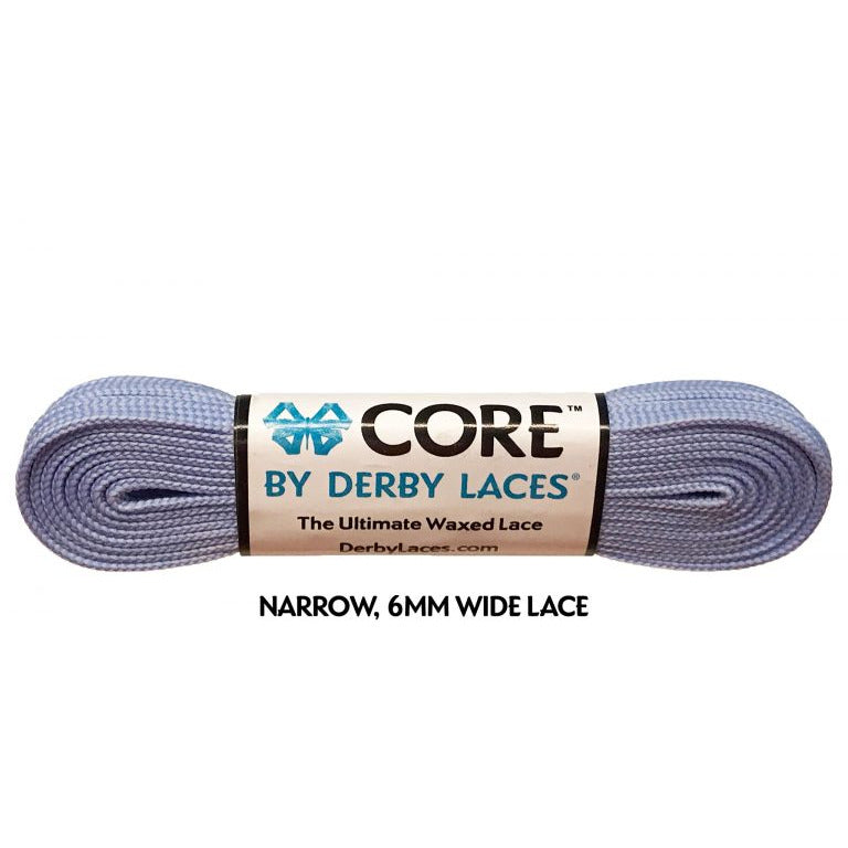 Derby Laces - CORE Rollerskate Shoelaces (NARROW 6MM WIDE LACE)