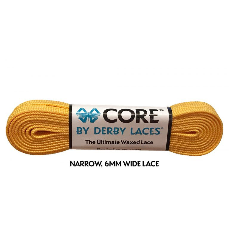 Derby Laces - CORE Rollerskate Shoelaces (NARROW 6MM WIDE LACE)