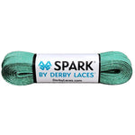 Derby Laces - SPARK Aquamarine Metallic Roller Derby Skate Laces