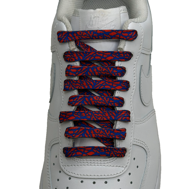 SneakerScience Animal Print Flat Laces