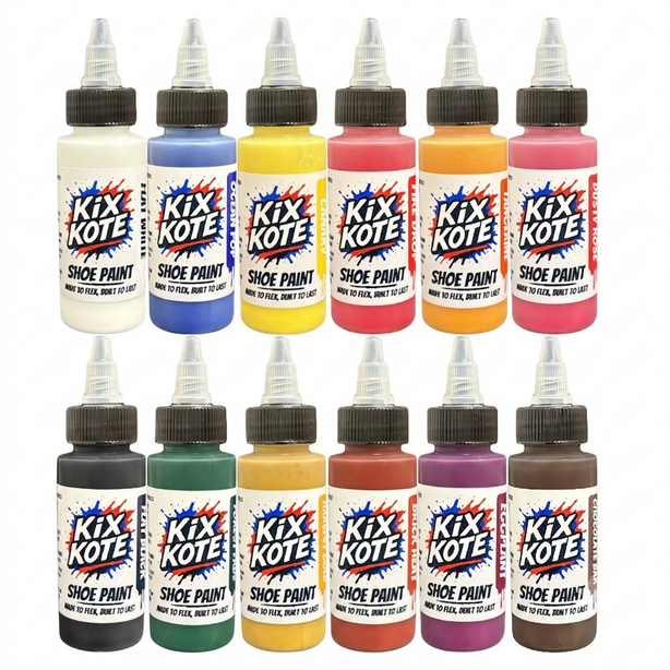 KixKote WALK101 - 12 Colour Paint Kit - 1oz