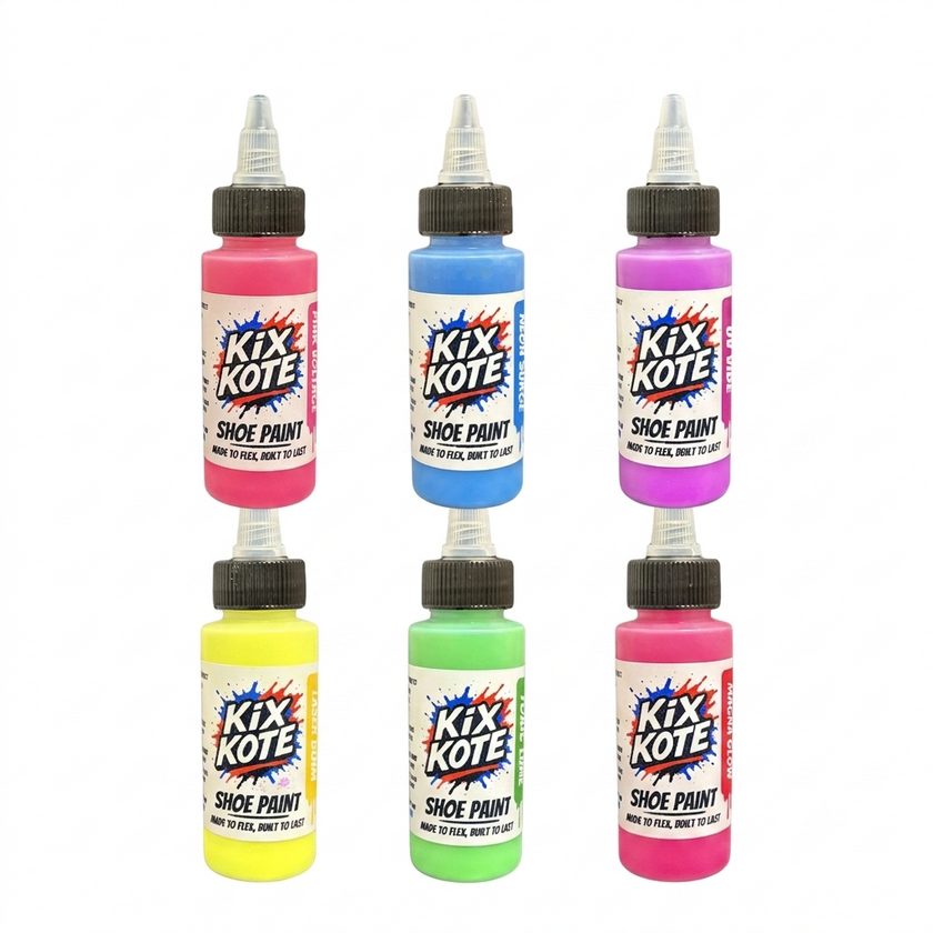 KixKote UV Blaze Kit (6 Paint Colours) - 1oz