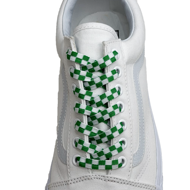 SneakerScience Checkered Flat Laces