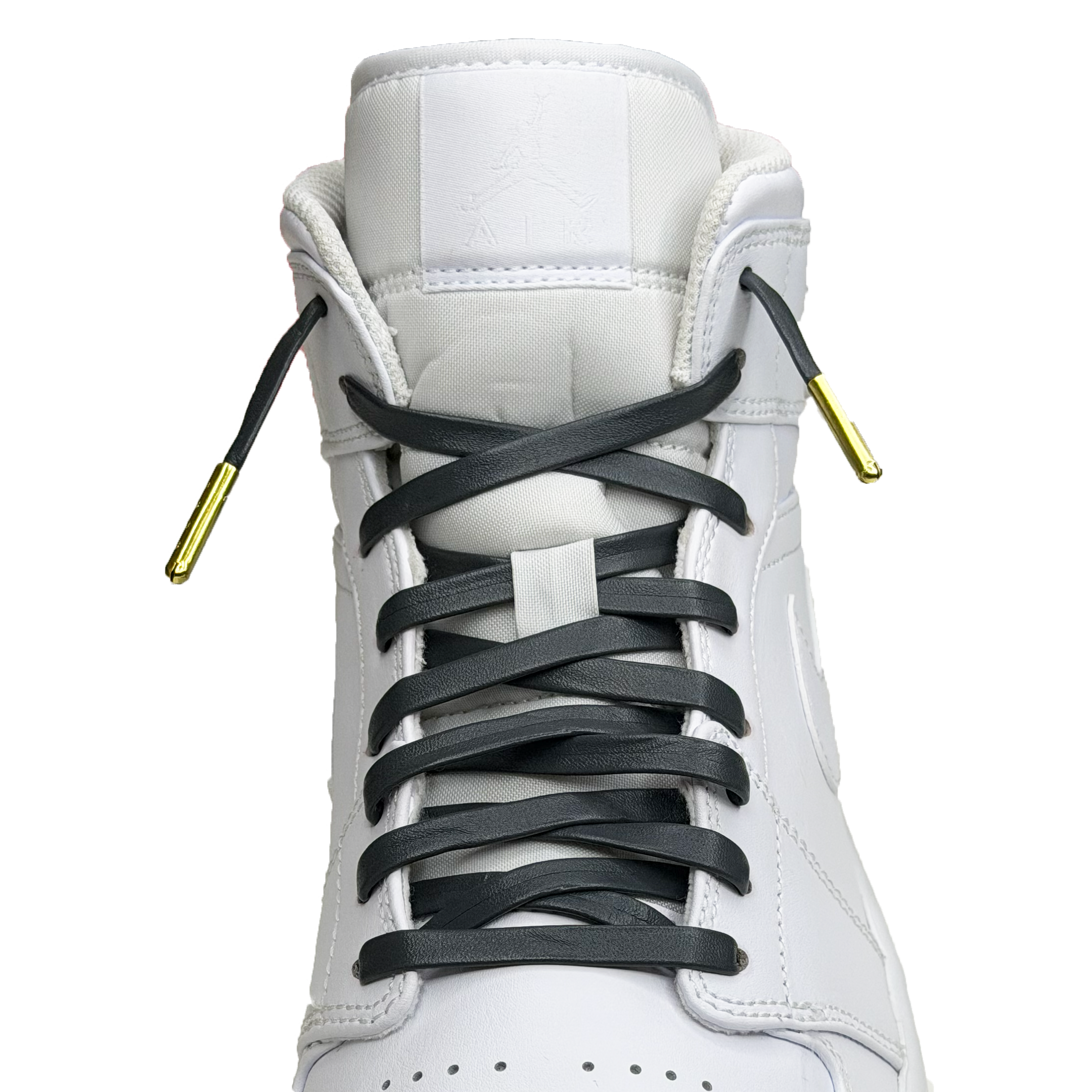 SneakerScience Leather Laces with Gold Tips