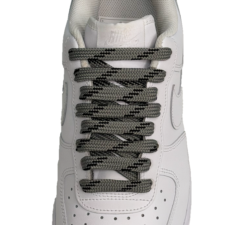 SneakerScience Dash Pattern Thick Flat Shoelaces
