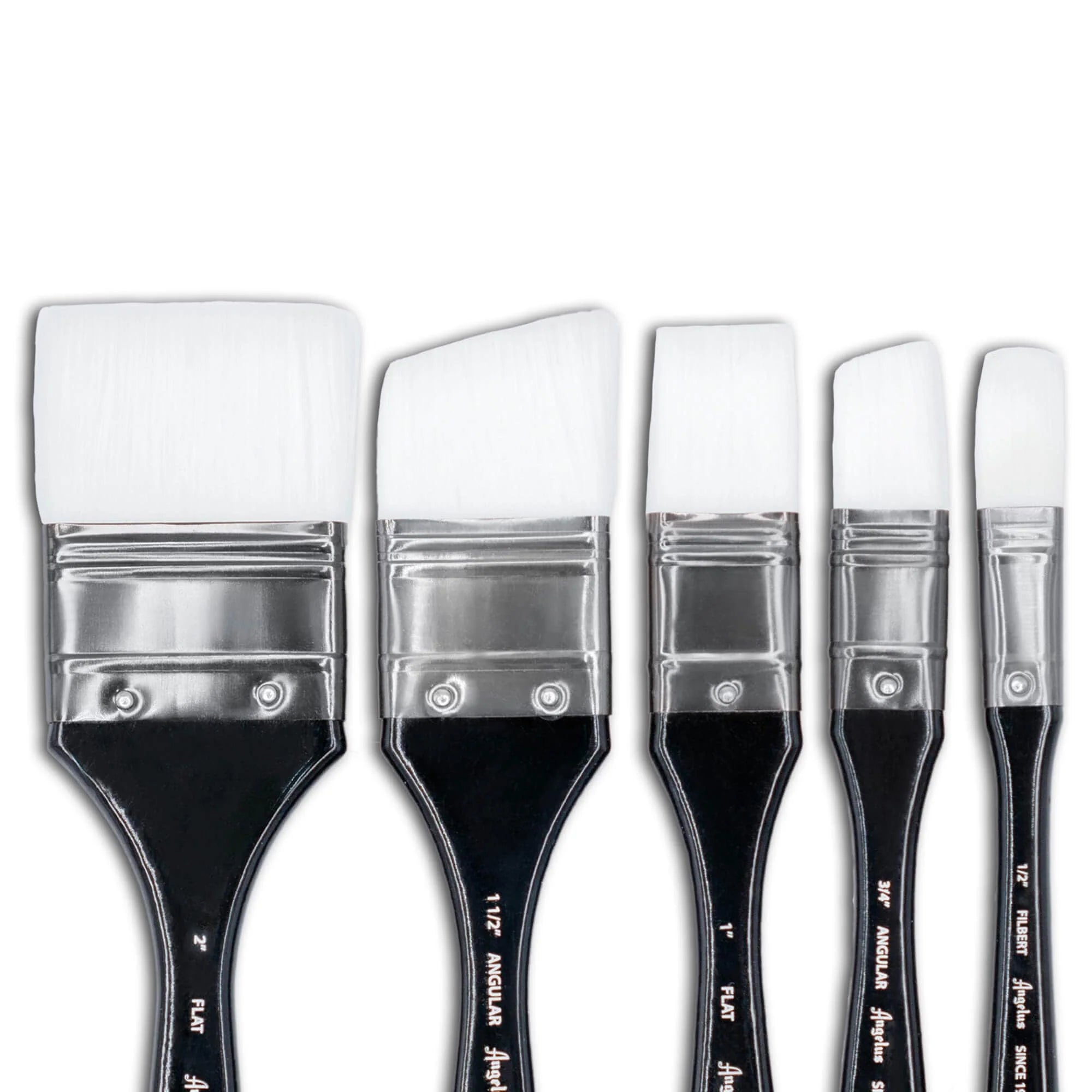 Angelus Jumbo Paint Brush Set (5 Pack)