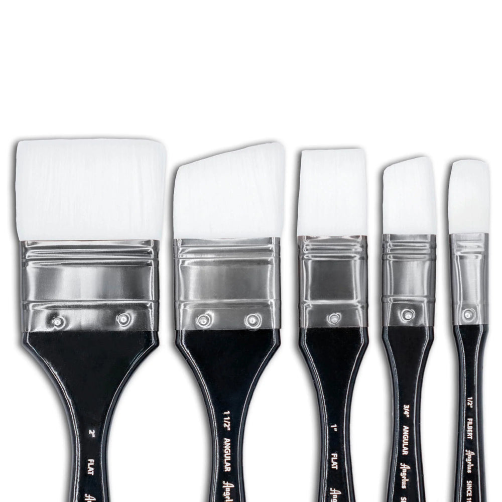 Angelus Jumbo Paint Brush Set (5 Pack)
