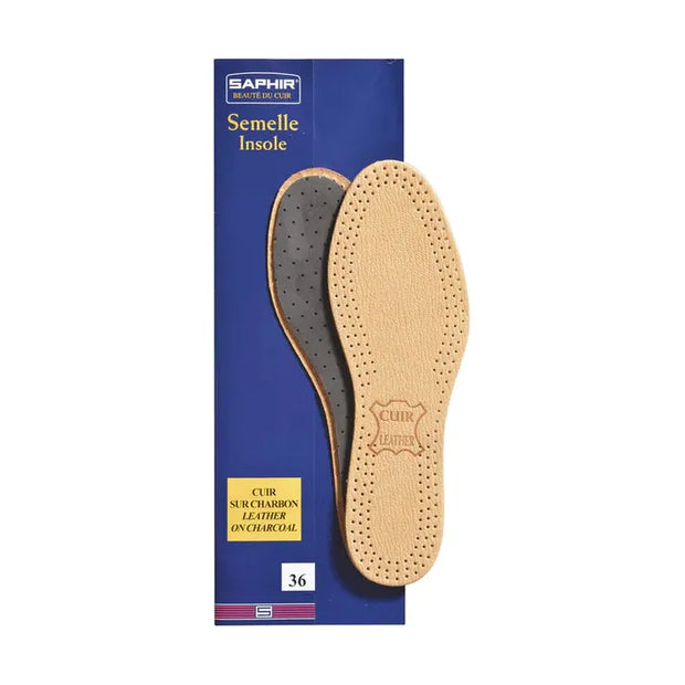 Saphir Leather & Charcoal Insoles