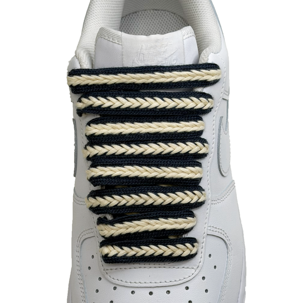 SneakerScience 15mm Wide Cotton Braid Shoelaces