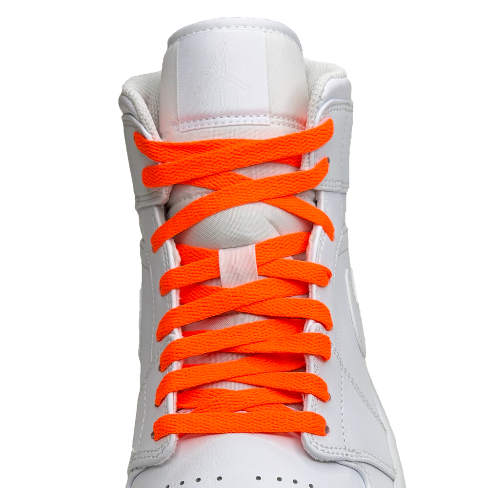 nike neon orange laces