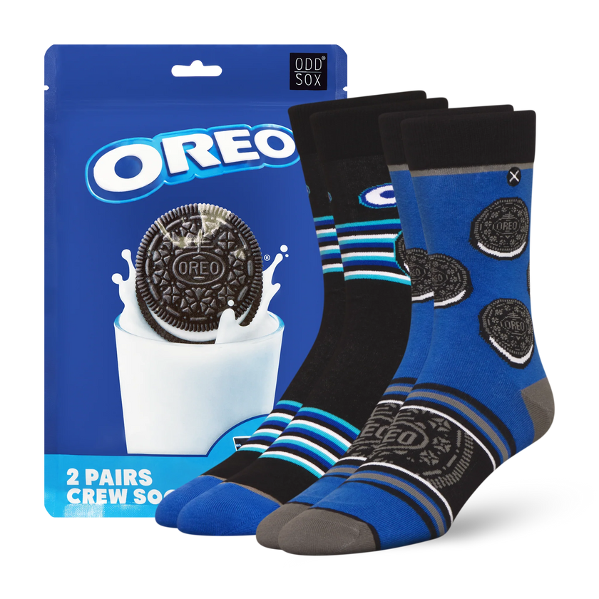 ODD SOX - ODDMART Oreo Crew Socks 2-Pack