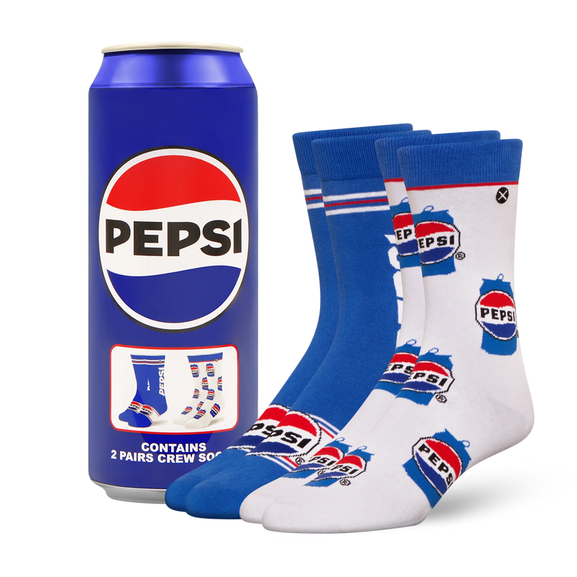 ODD SOX - ODDMART Pepsi Crew Socks 2-Pack
